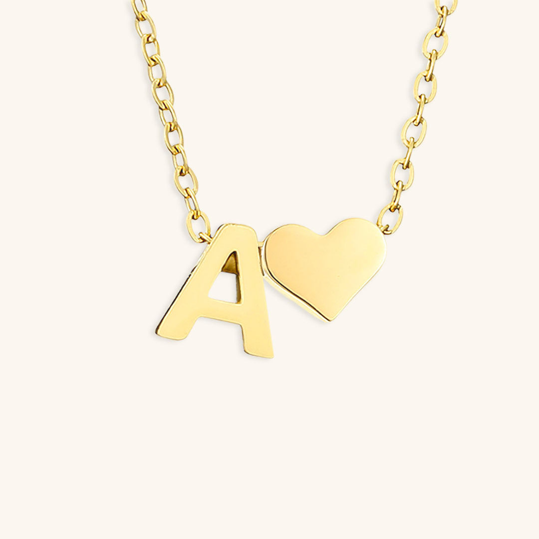 Mimi Femme Necklaces Clarisse Initial Letter Gold Necklace