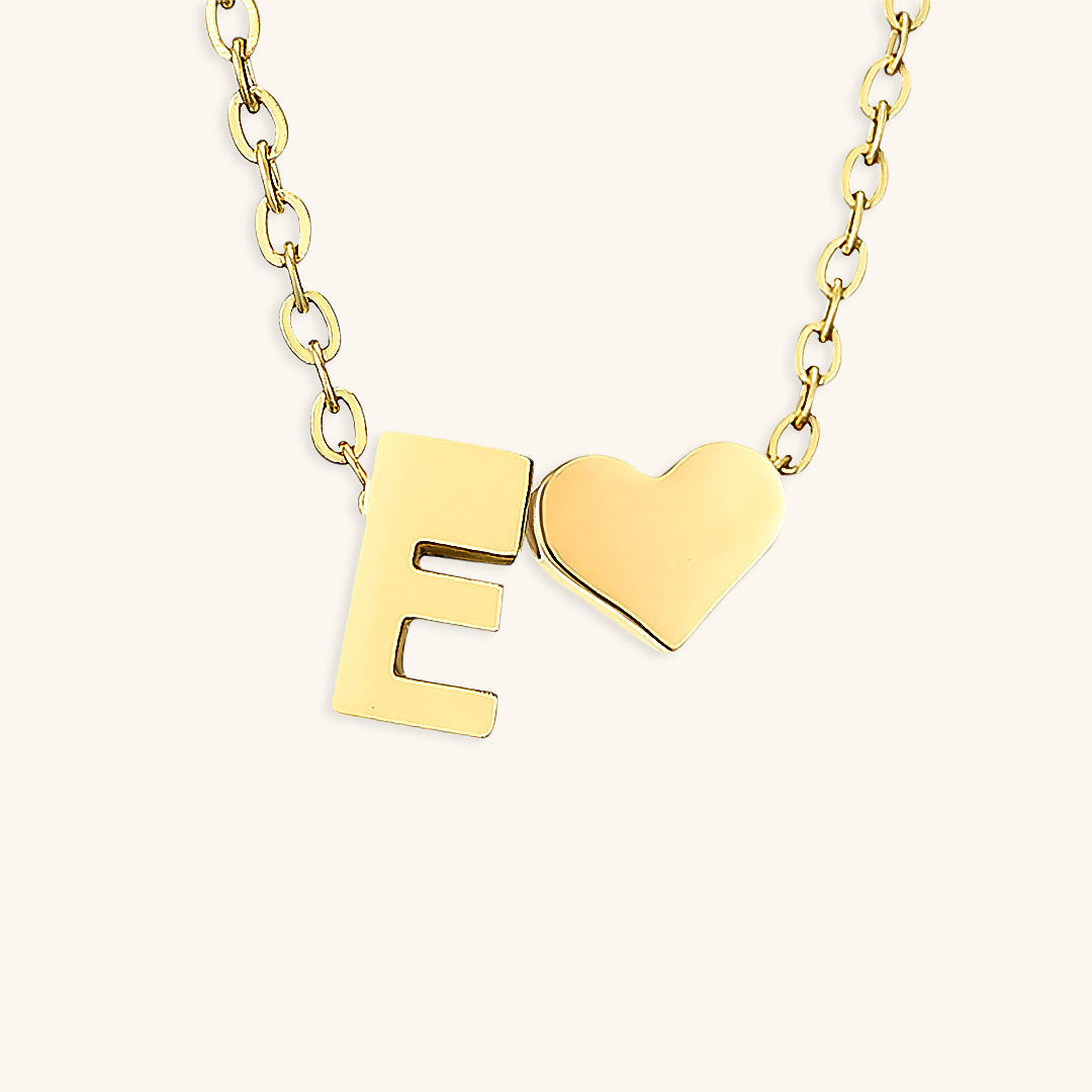 Mimi Femme Necklaces Clarisse Initial Letter Gold Necklace