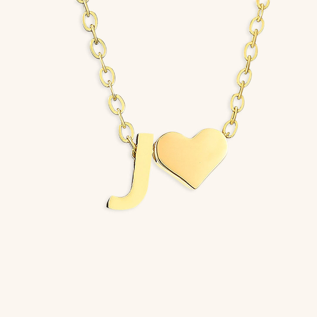 Mimi Femme Necklaces Clarisse Initial Letter Gold Necklace