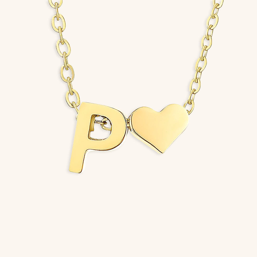 Mimi Femme Necklaces Clarisse Initial Letter Gold Necklace