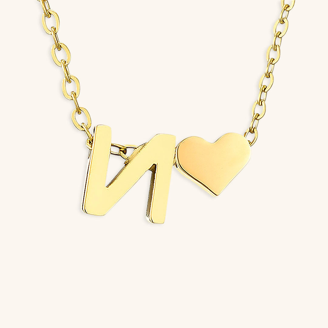 Mimi Femme Necklaces Clarisse Initial Letter Gold Necklace