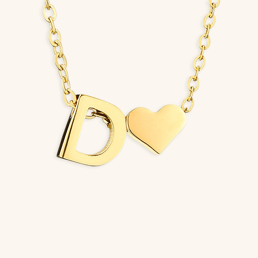 Mimi Femme Necklaces Clarisse Initial Letter Gold Necklace