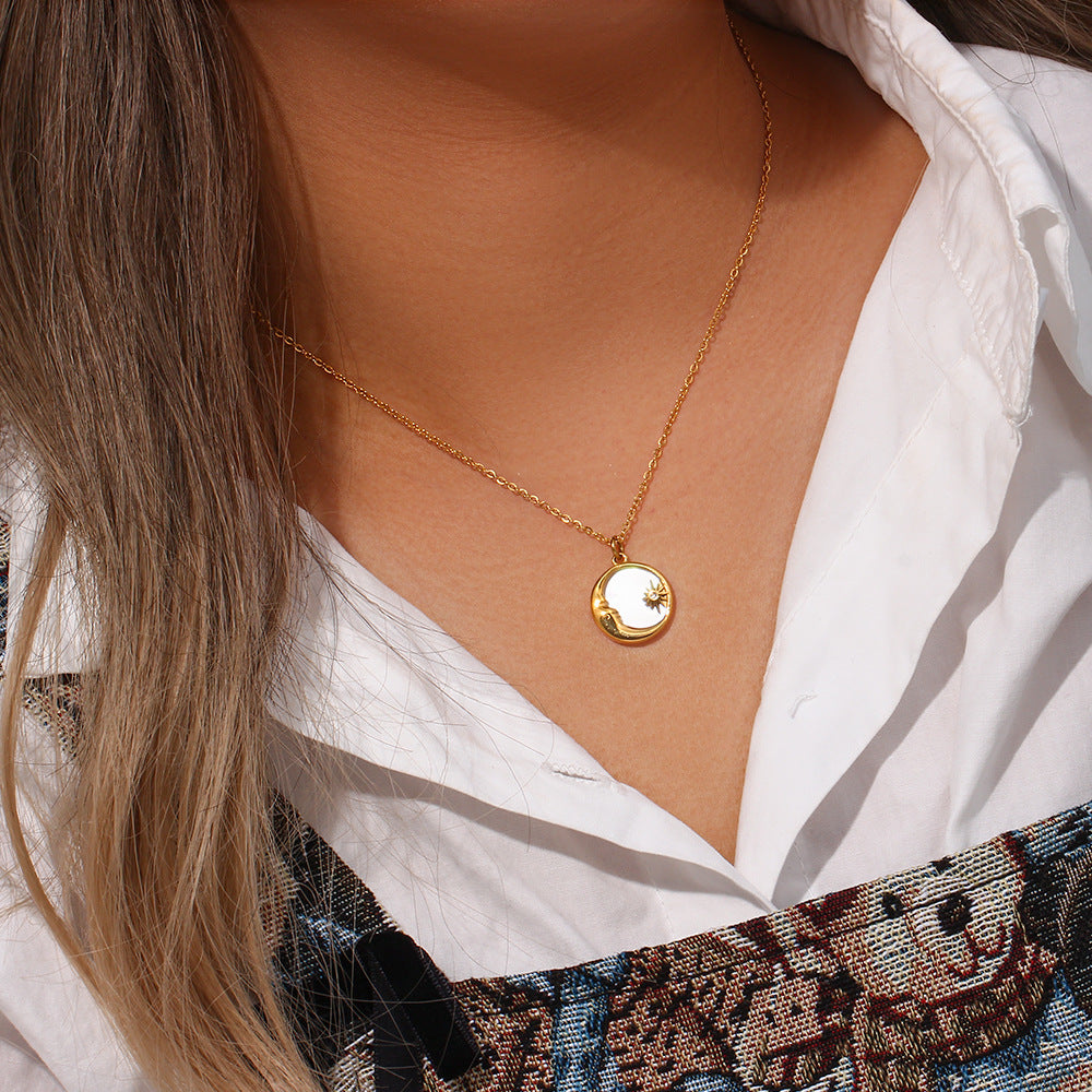 Mimi Femme Necklaces Elodie Lunar Gold Necklace