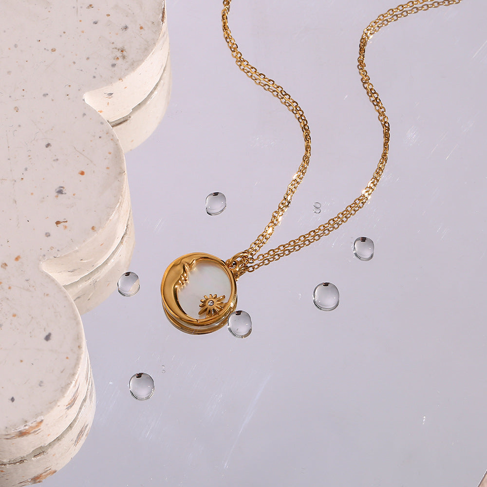 Mimi Femme Necklaces Elodie Lunar Gold Necklace