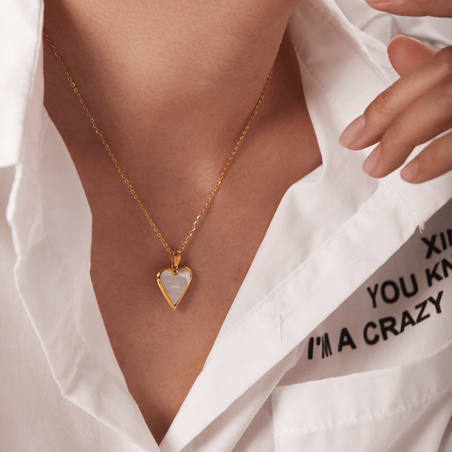 Mimi Femme Necklaces Emmeline Heart Necklace