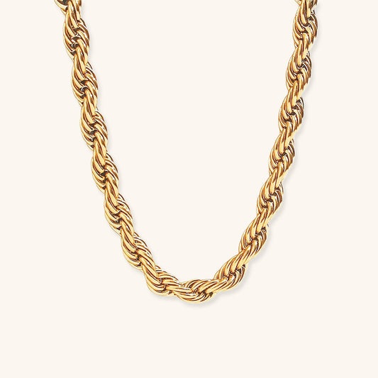 Mimi Femme Necklaces Eveline Golden Twist Necklace