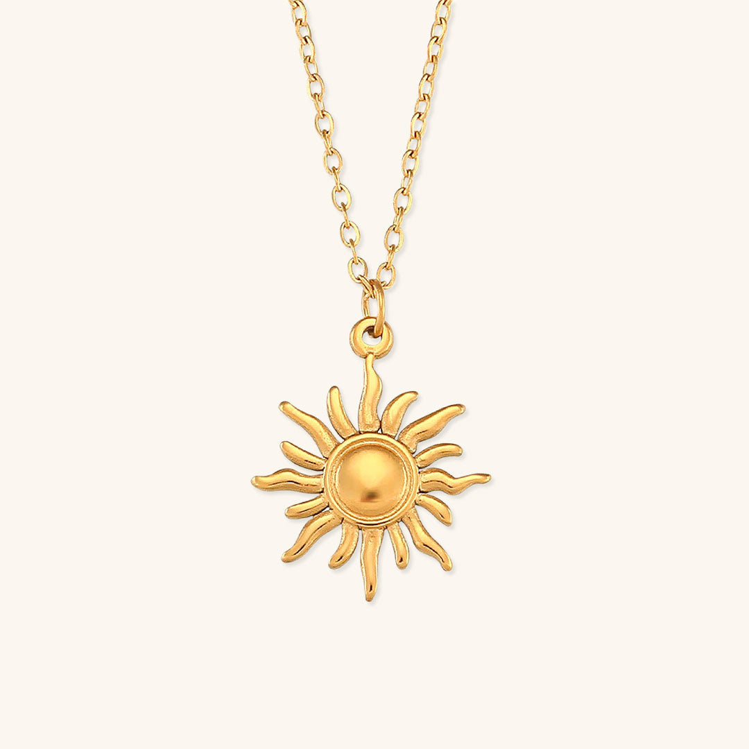 Mimi Femme Necklaces Fiorella Gold Sun Necklace