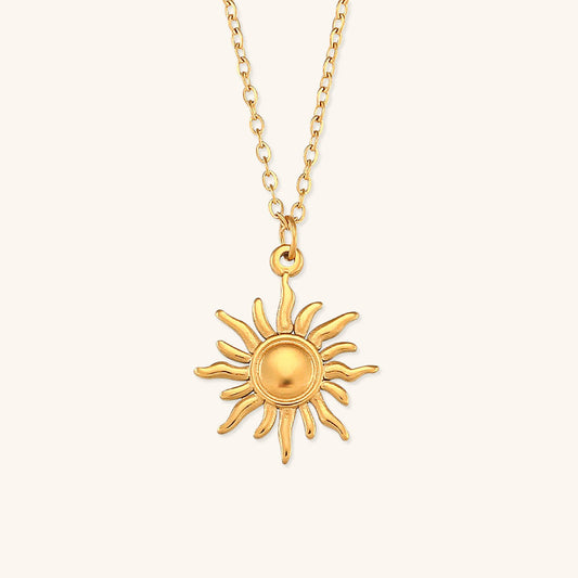 Mimi Femme Necklaces Fiorella Gold Sun Necklace