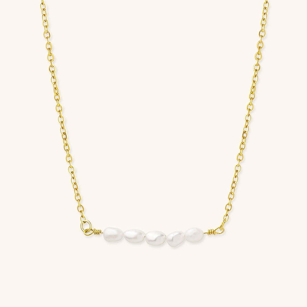 Mimi Femme Necklaces Lucille Freshwater Pearl Gold Necklace