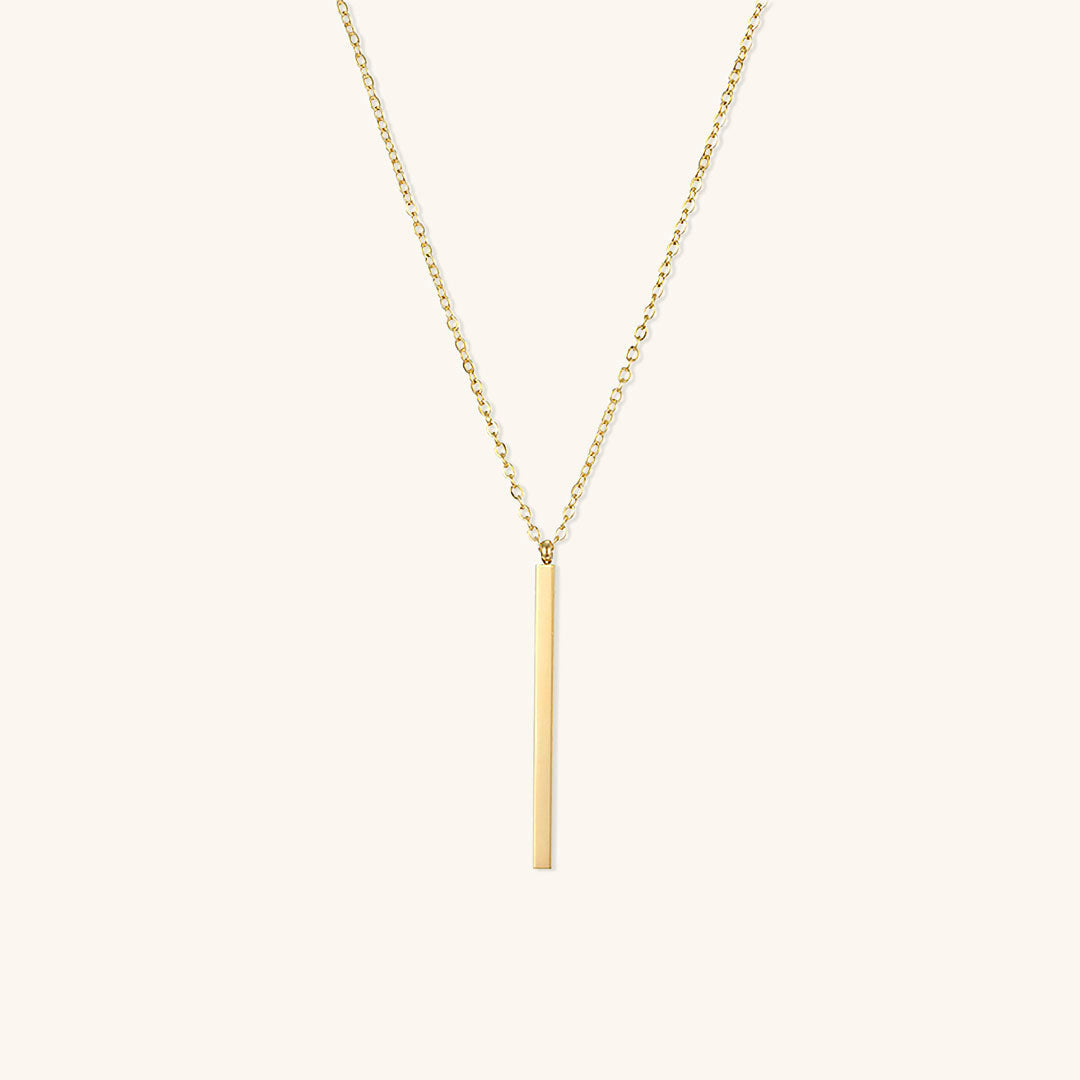 Mimi Femme Necklaces Mirielle Gold Bar Necklace