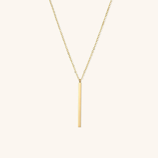 Mimi Femme Necklaces Mirielle Gold Bar Necklace