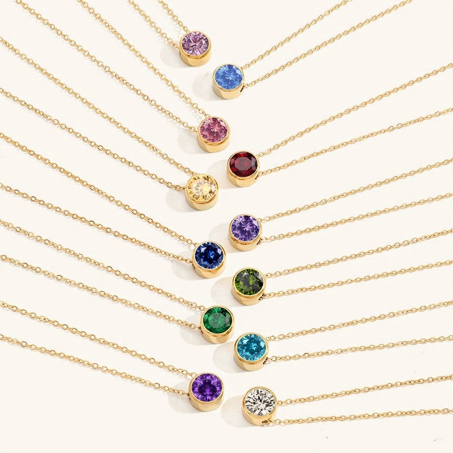 Mimi Femme Necklaces Odessa Birthstone Necklace