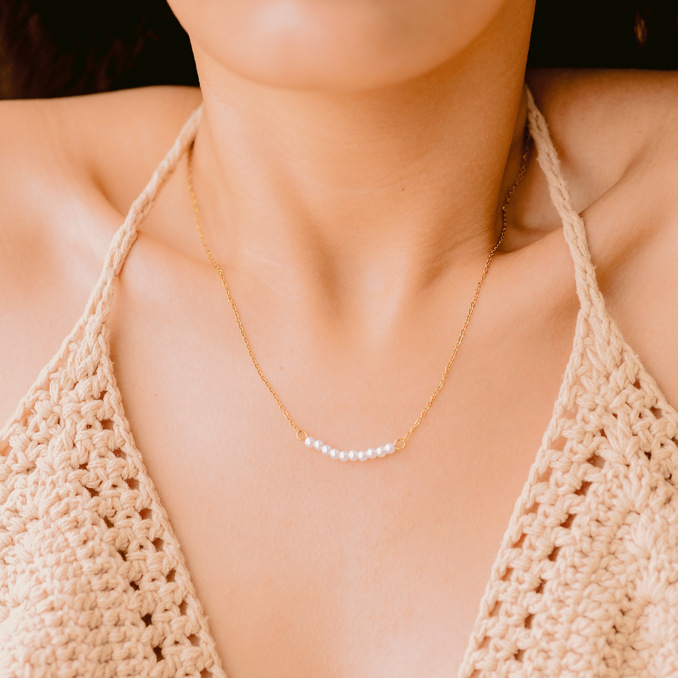 Mimi Femme Necklaces Raina Freshwater Pearl Necklace