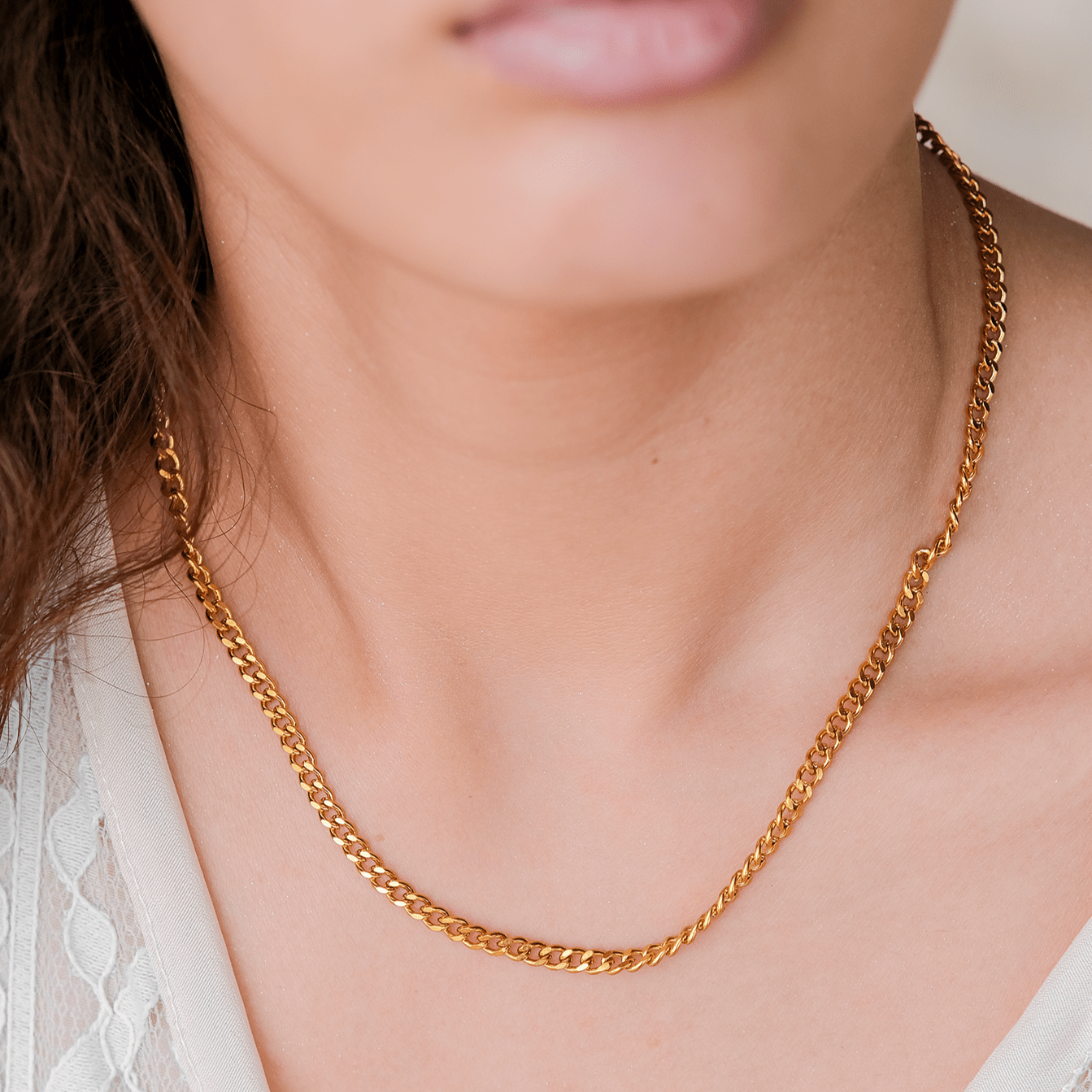 Mimi Femme Necklaces Serafina Gold Chain Necklace