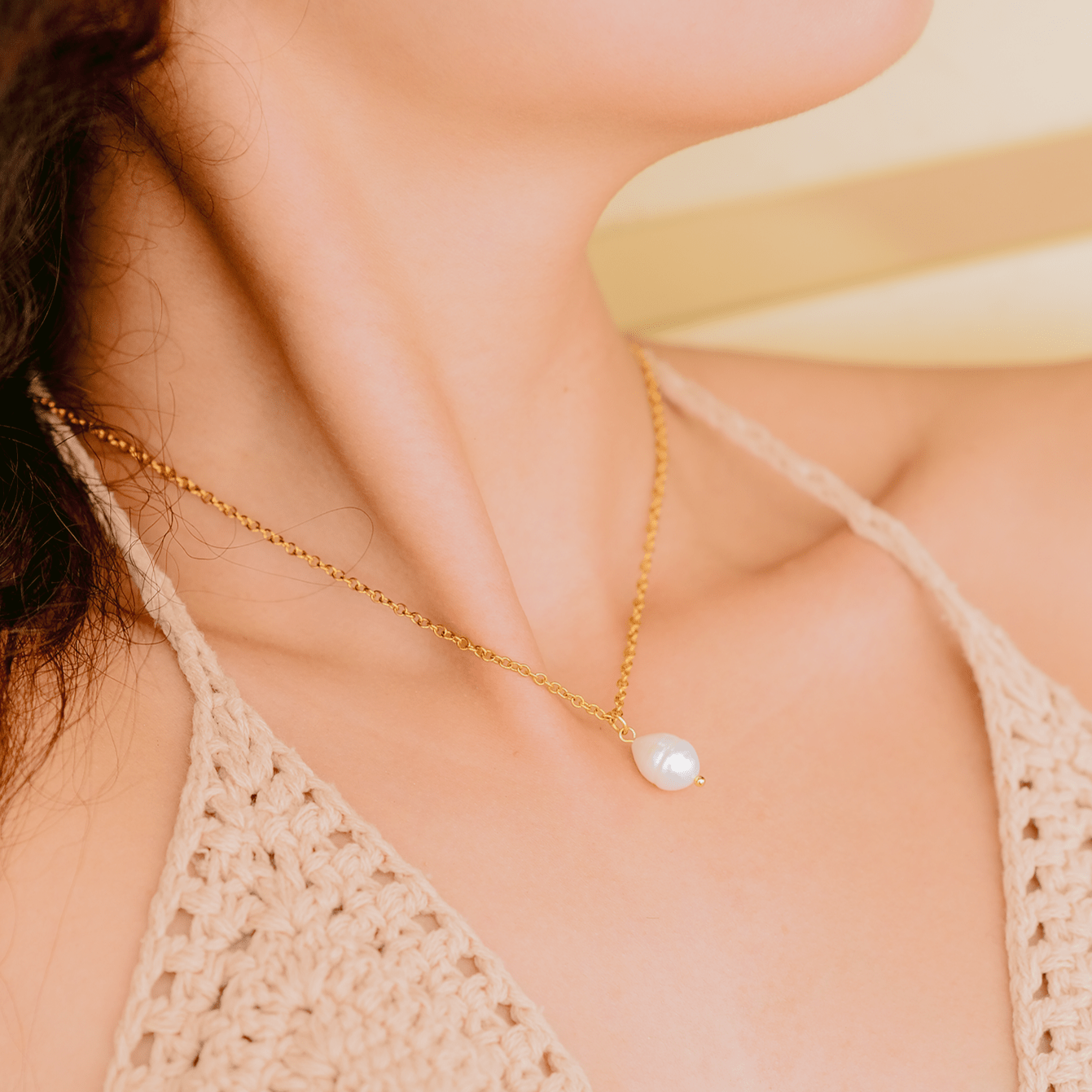 Mimi Femme Necklaces Seren Pearl Necklace