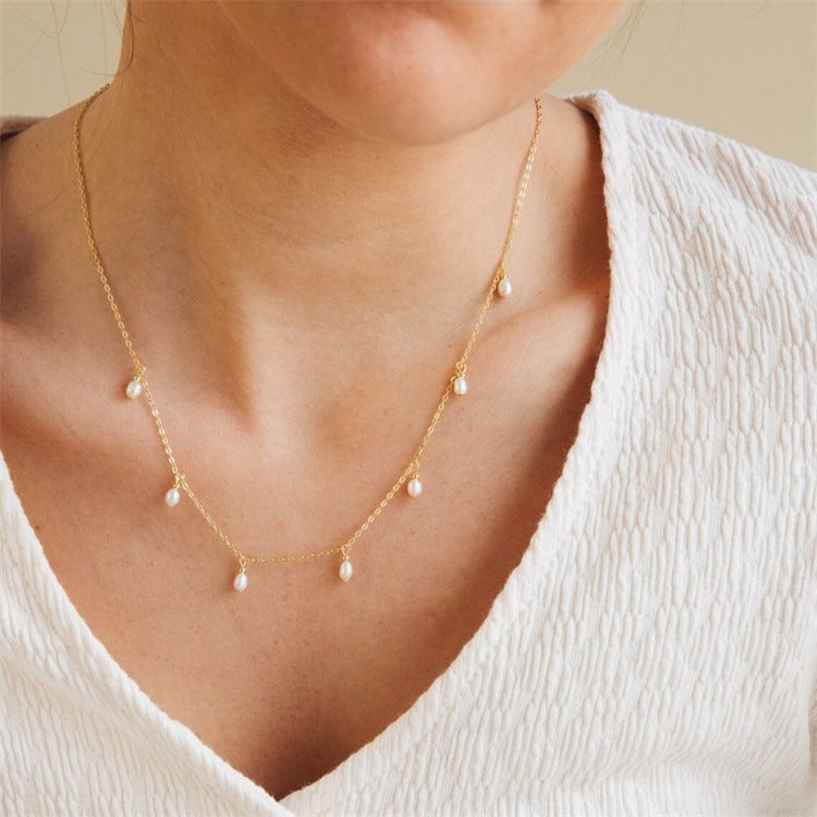 Mimi Femme Necklaces Valentina Freshwater Pearl Necklace