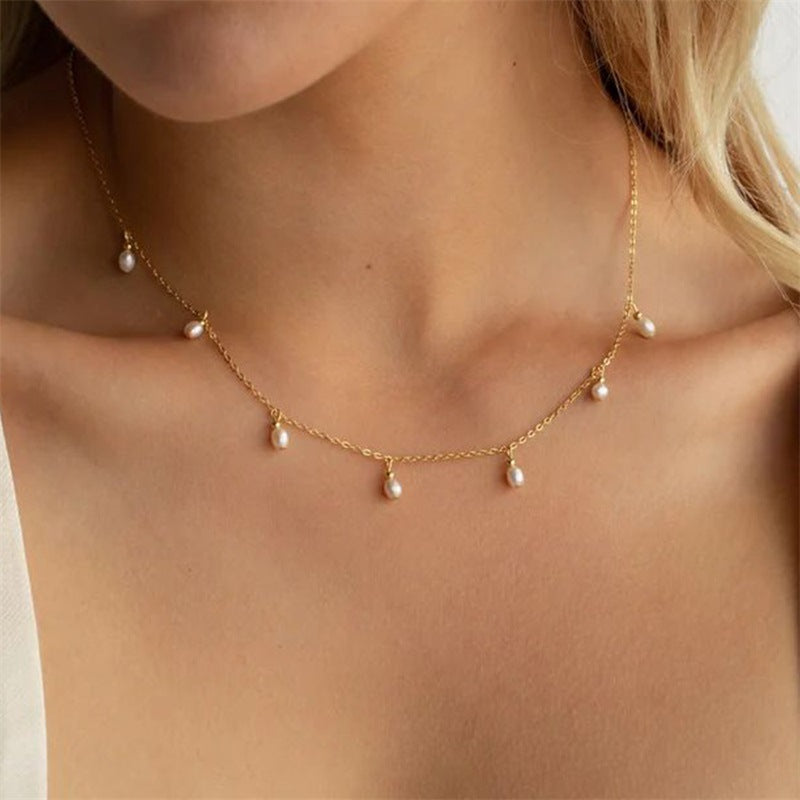 Mimi Femme Necklaces Valentina Freshwater Pearl Necklace