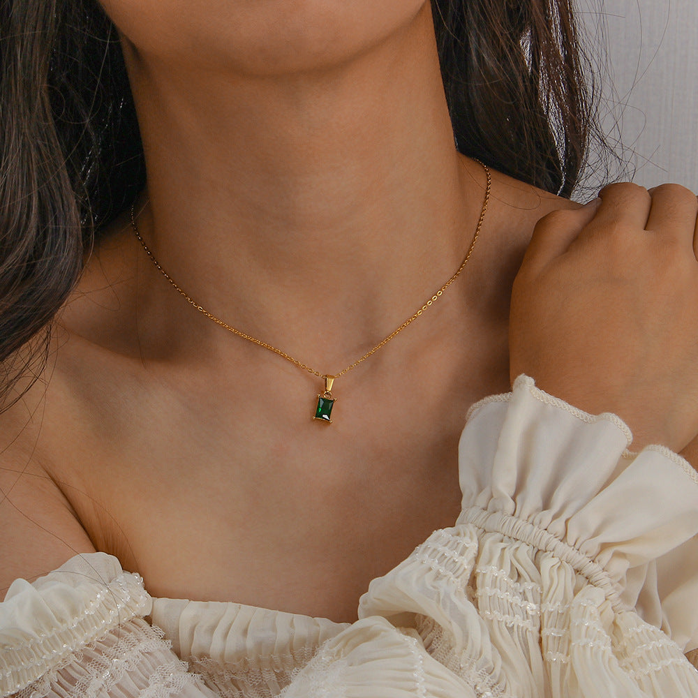 Mimi Femme Necklaces Verona Green Necklace