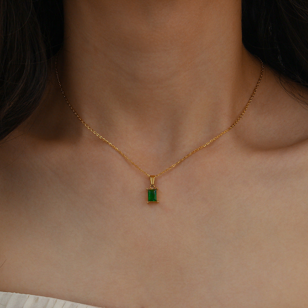 Mimi Femme Necklaces Verona Green Necklace