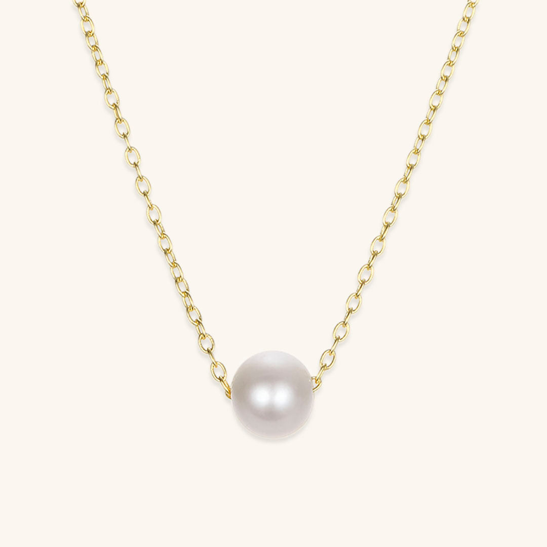 Mimi Femme Necklaces Vivienne Gold Pearl Necklace