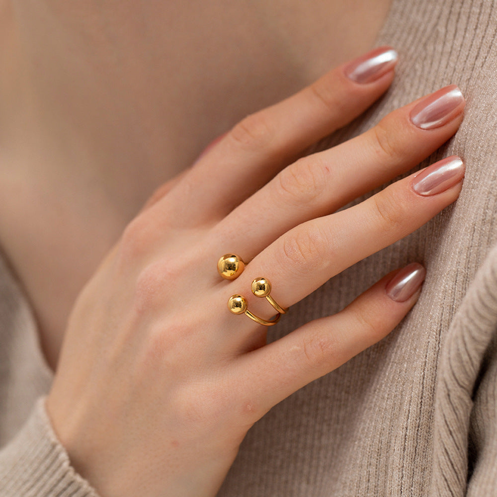 Mimi Femme Rings Alessina Orbit Gold Ring