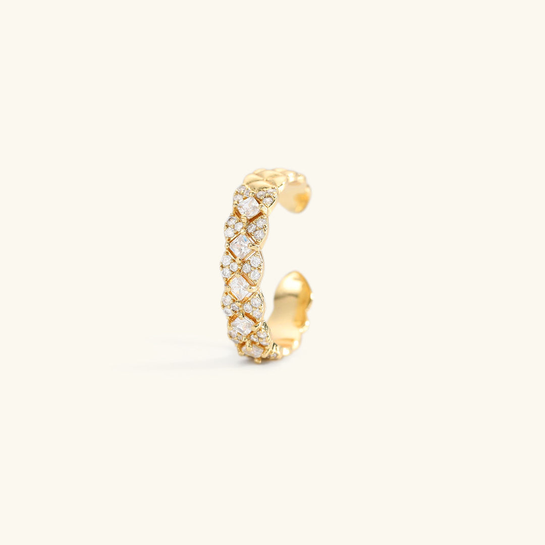 Mimi Femme Rings Calista Gold Patterned Ring