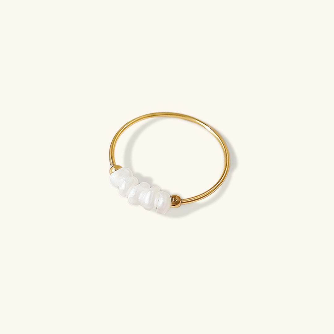 Mimi Femme Rings Delina Freshwater Pearl Gold Ring