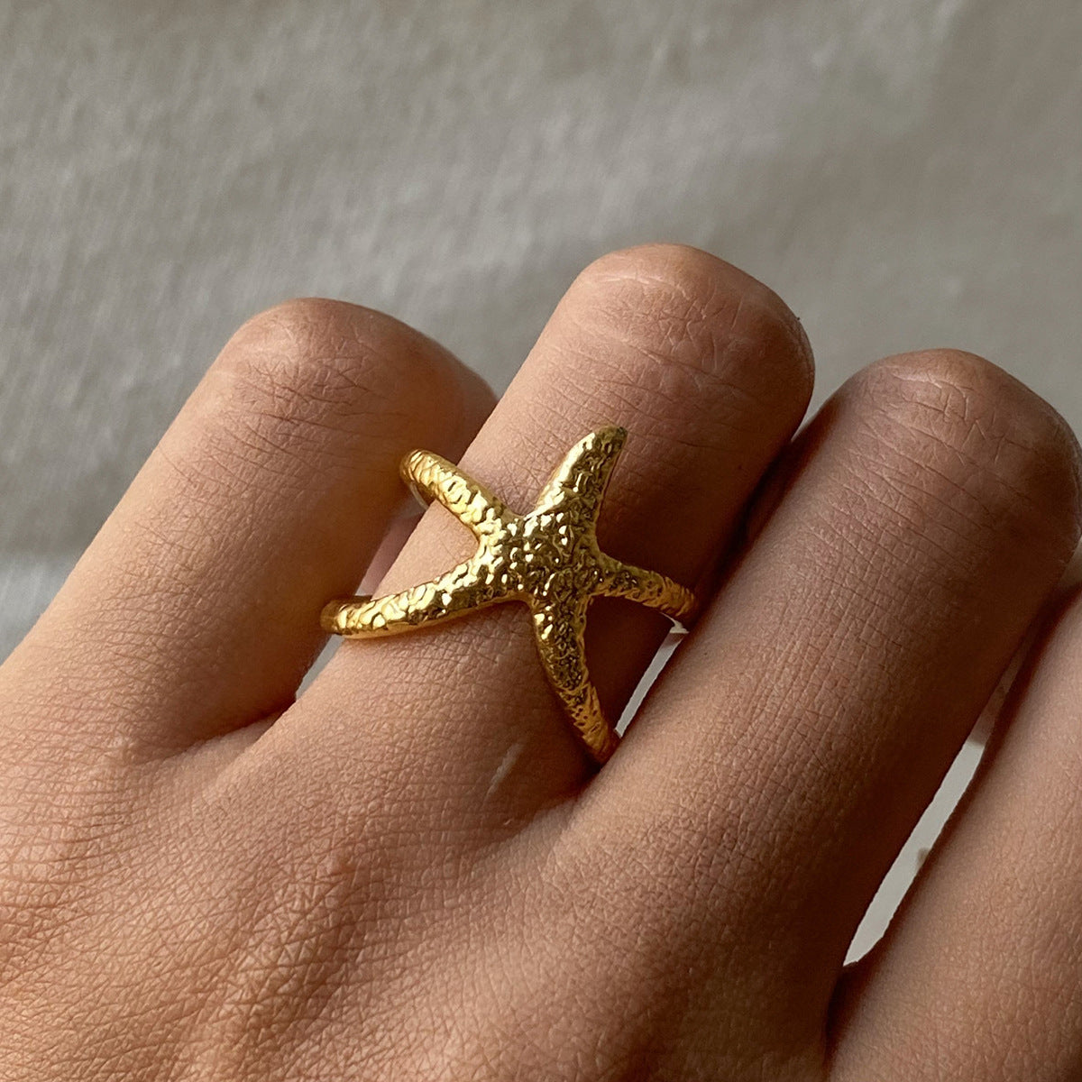 Mimi Femme Rings Dora Gold Starfish Ring