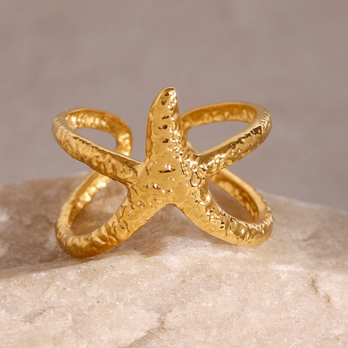 Mimi Femme Rings Dora Gold Starfish Ring