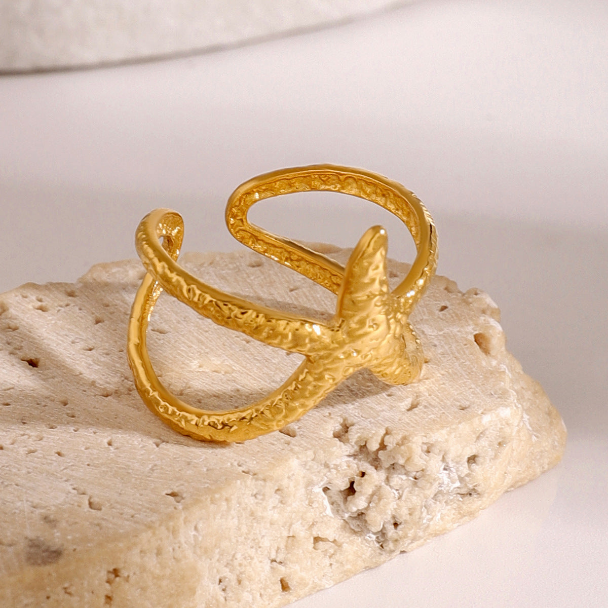 Mimi Femme Rings Dora Gold Starfish Ring