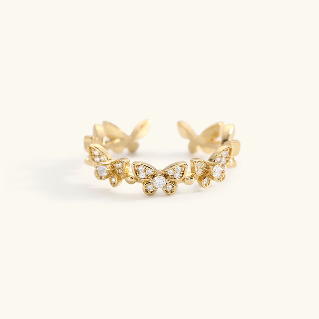 Mimi Femme Rings Fiona Butterfly Gold Ring