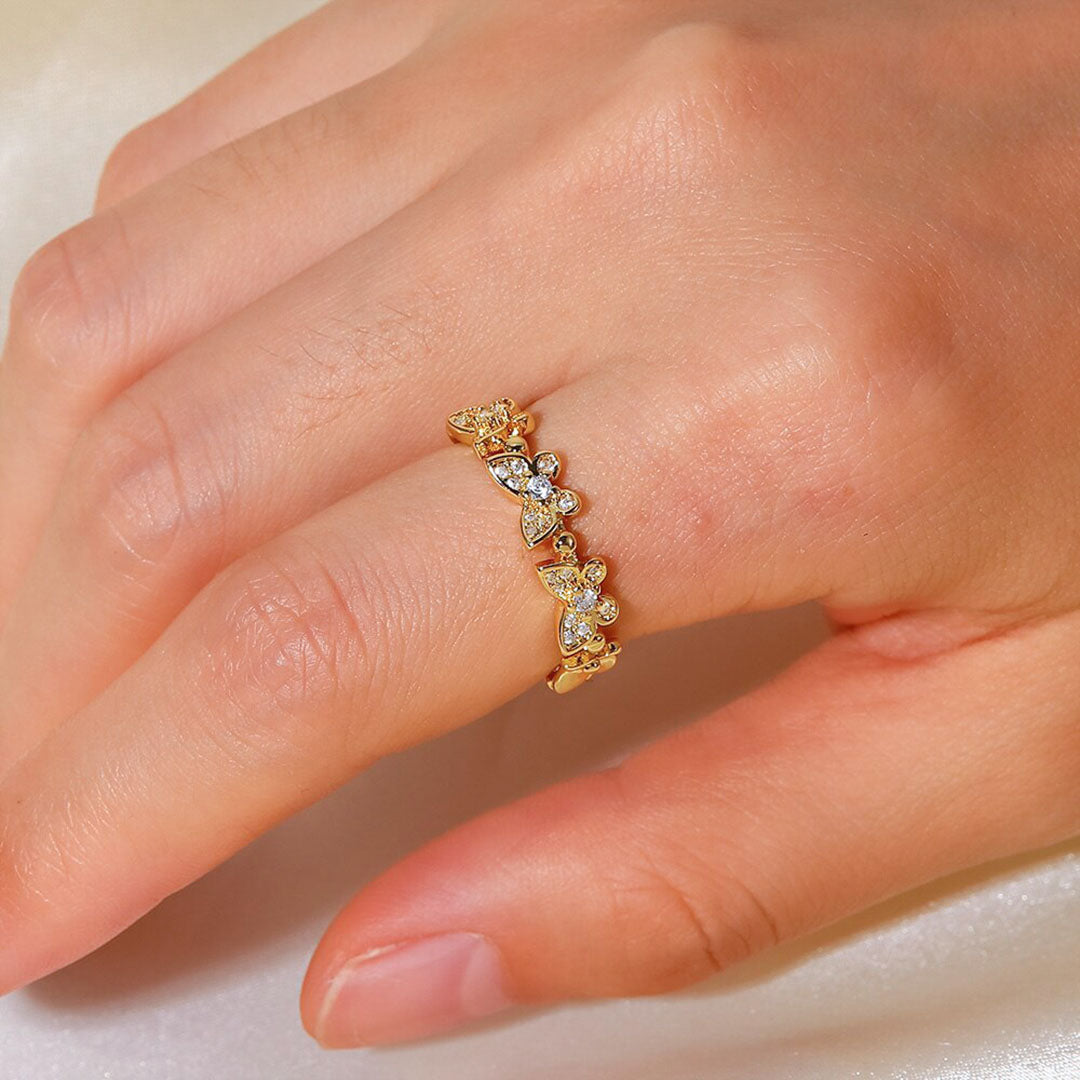 Mimi Femme Rings Fiona Butterfly Gold Ring