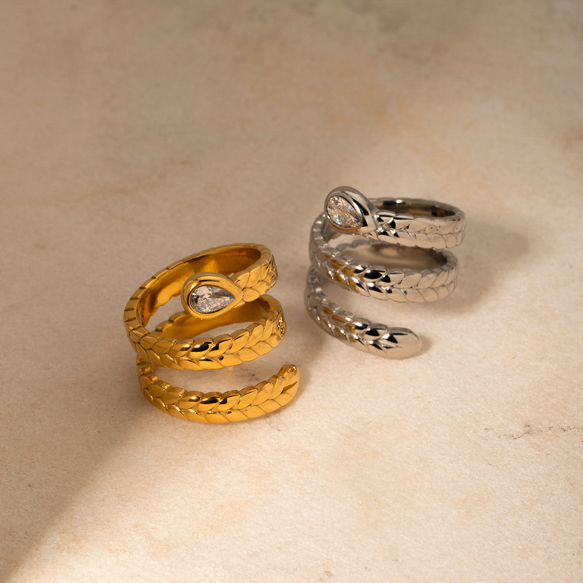 Mimi Femme Rings Freya Gold Serpent Ring