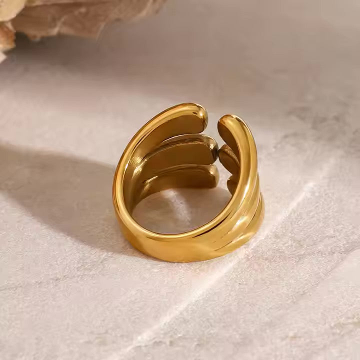 Mimi Femme Rings Juliet Layered Gold Ring