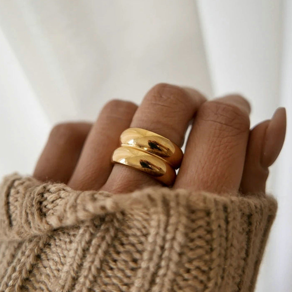 Mimi Femme Rings Lucienne Golden Ring