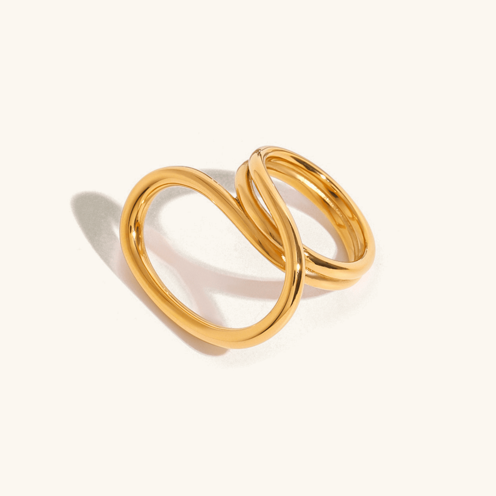 Mimi Femme Rings Lunara Contemporary Gold Ring