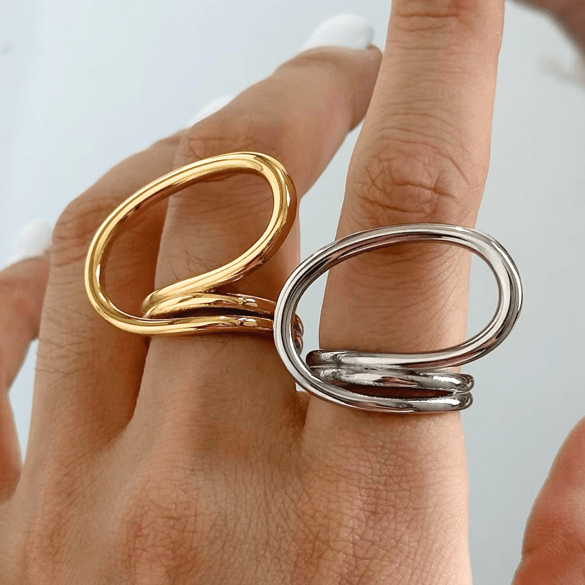 Mimi Femme Rings Lunara Contemporary Gold Ring