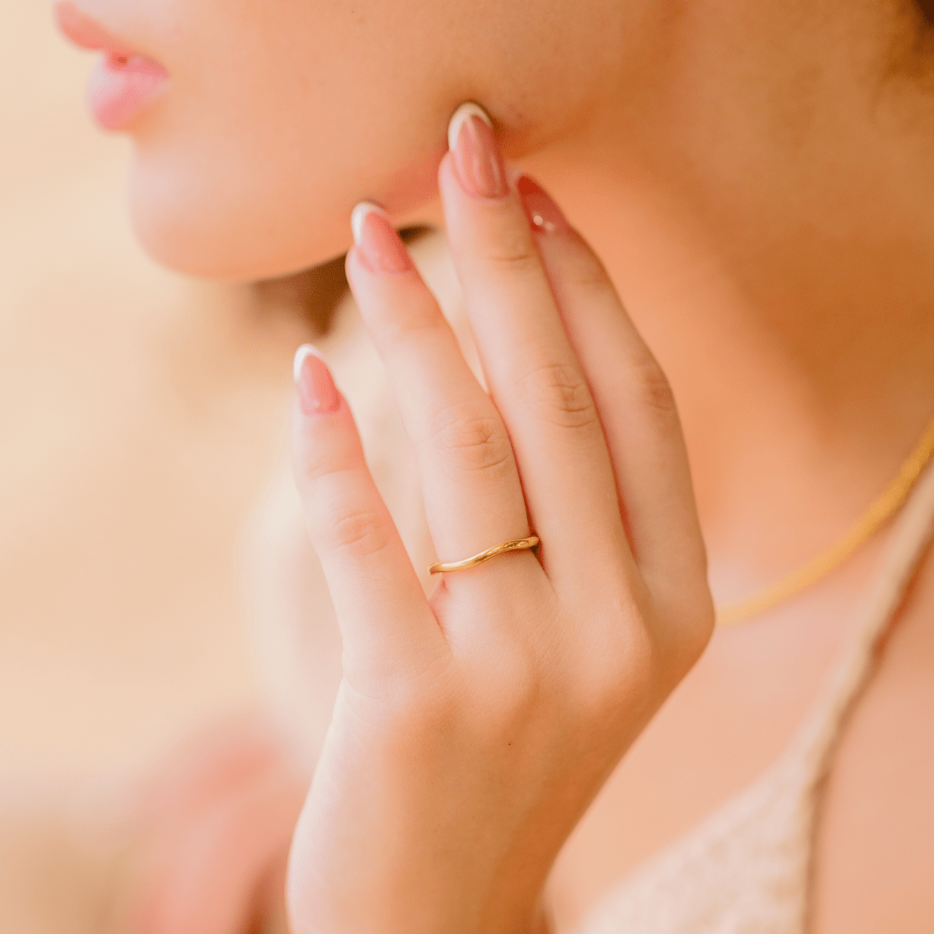 Mimi Femme Rings Lyra Gold Stacker Ring