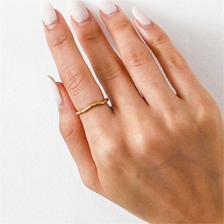 Mimi Femme Rings Lyra Gold Stacker Ring