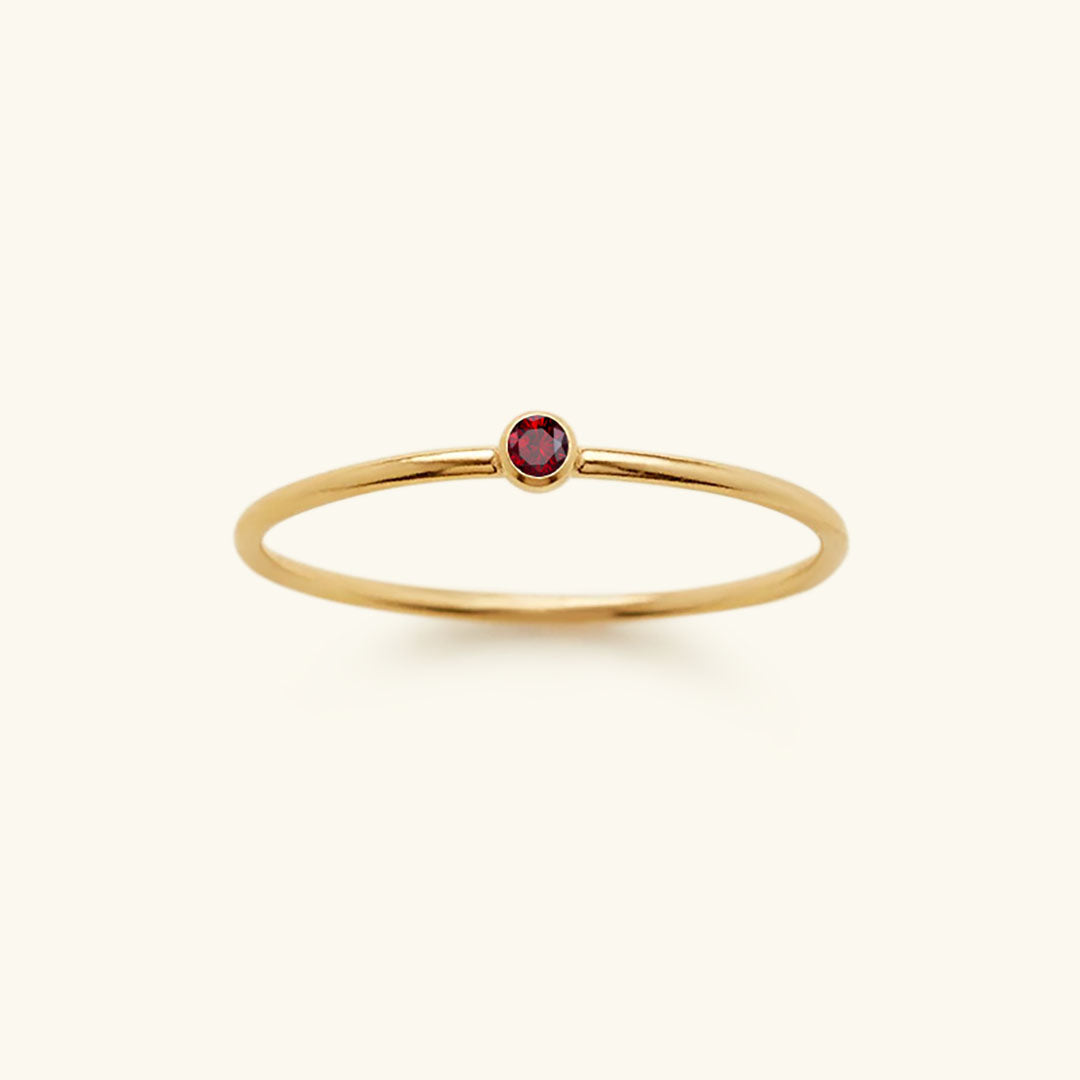 Mimi Femme Rings Maia Birthstone Stacker Ring