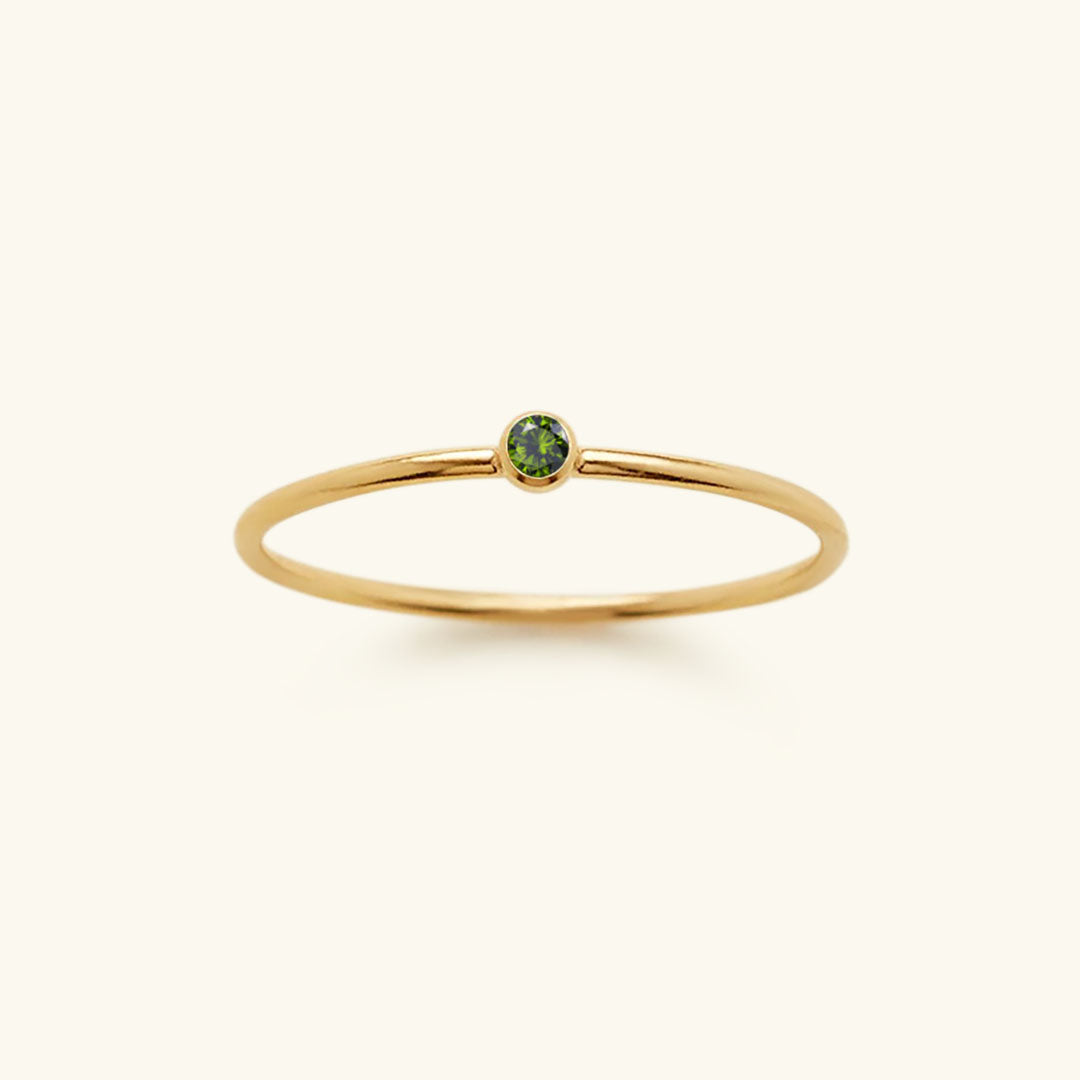 Mimi Femme Rings Maia Birthstone Stacker Ring