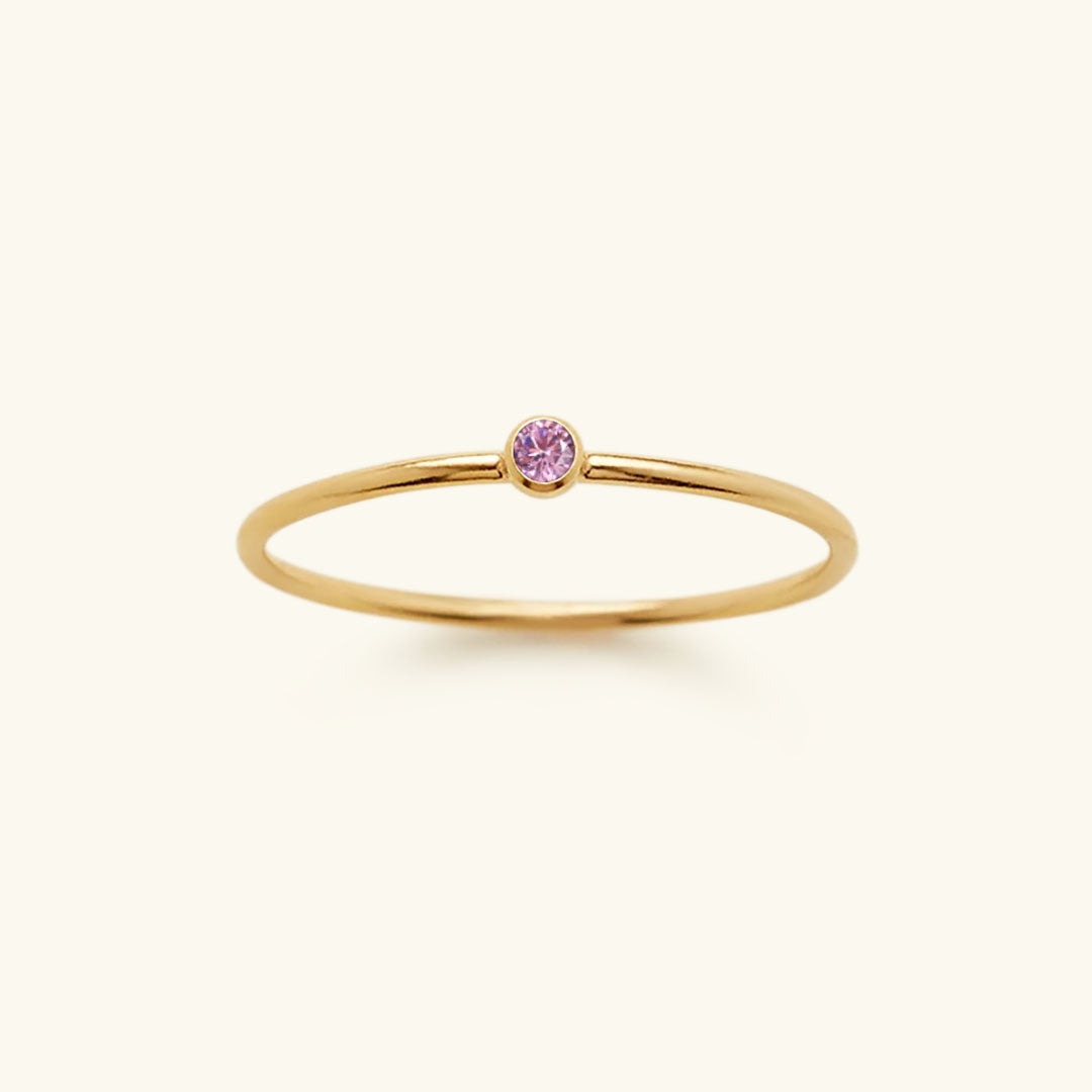 Mimi Femme Rings Maia Birthstone Stacker Ring