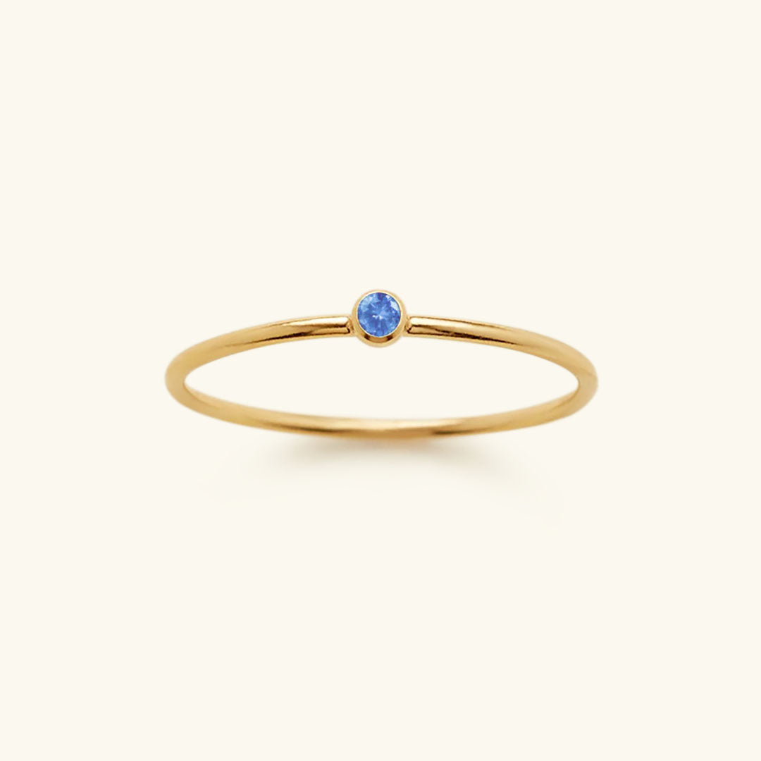 Mimi Femme Rings Maia Birthstone Stacker Ring