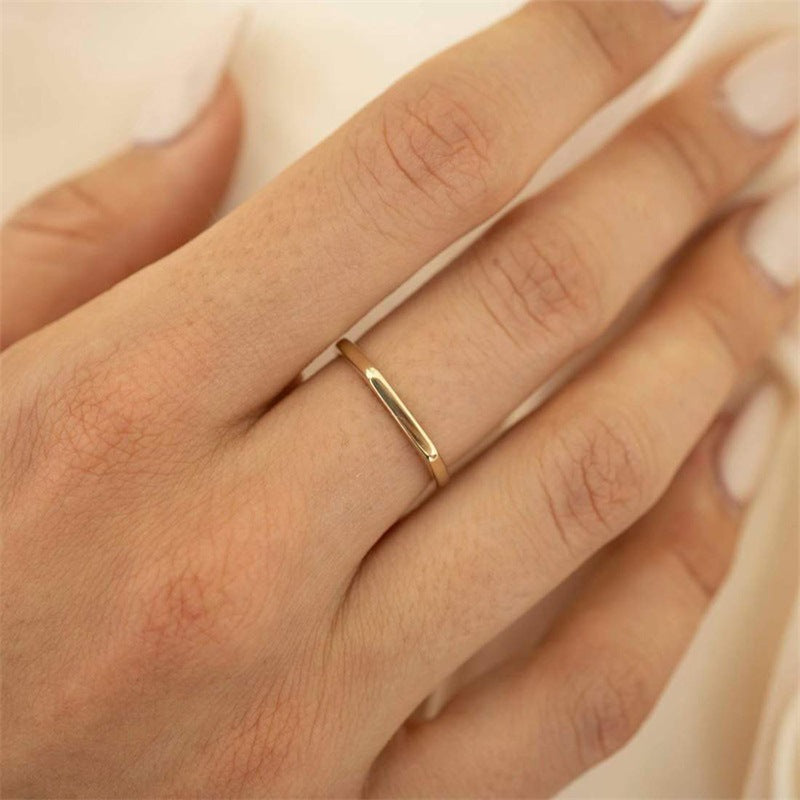 Mimi Femme Rings Sandra Geometric Gold Ring