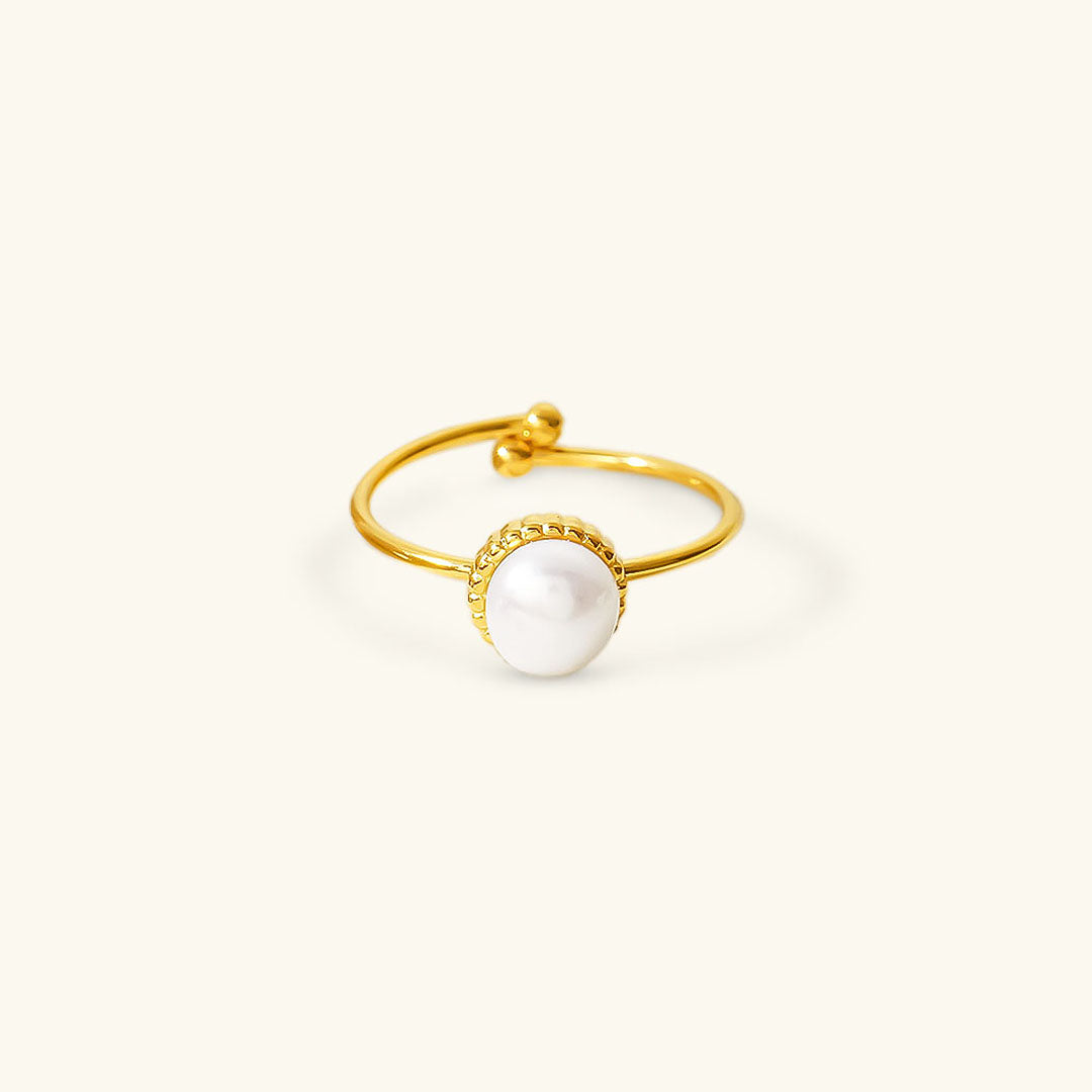 Mimi Femme Rings Sophie Gold Pearl Ring