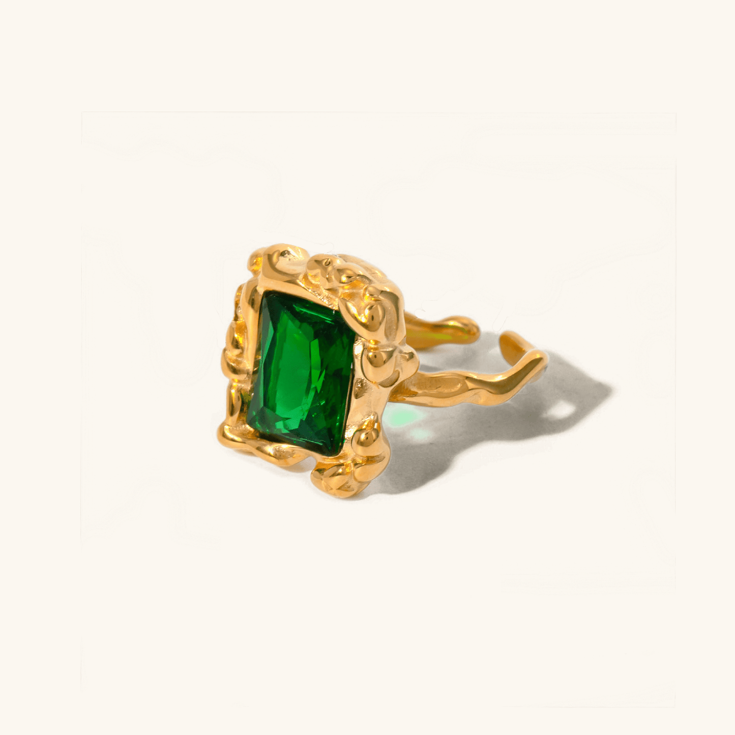 Mimi Femme Rings Thalina Emerald Ring