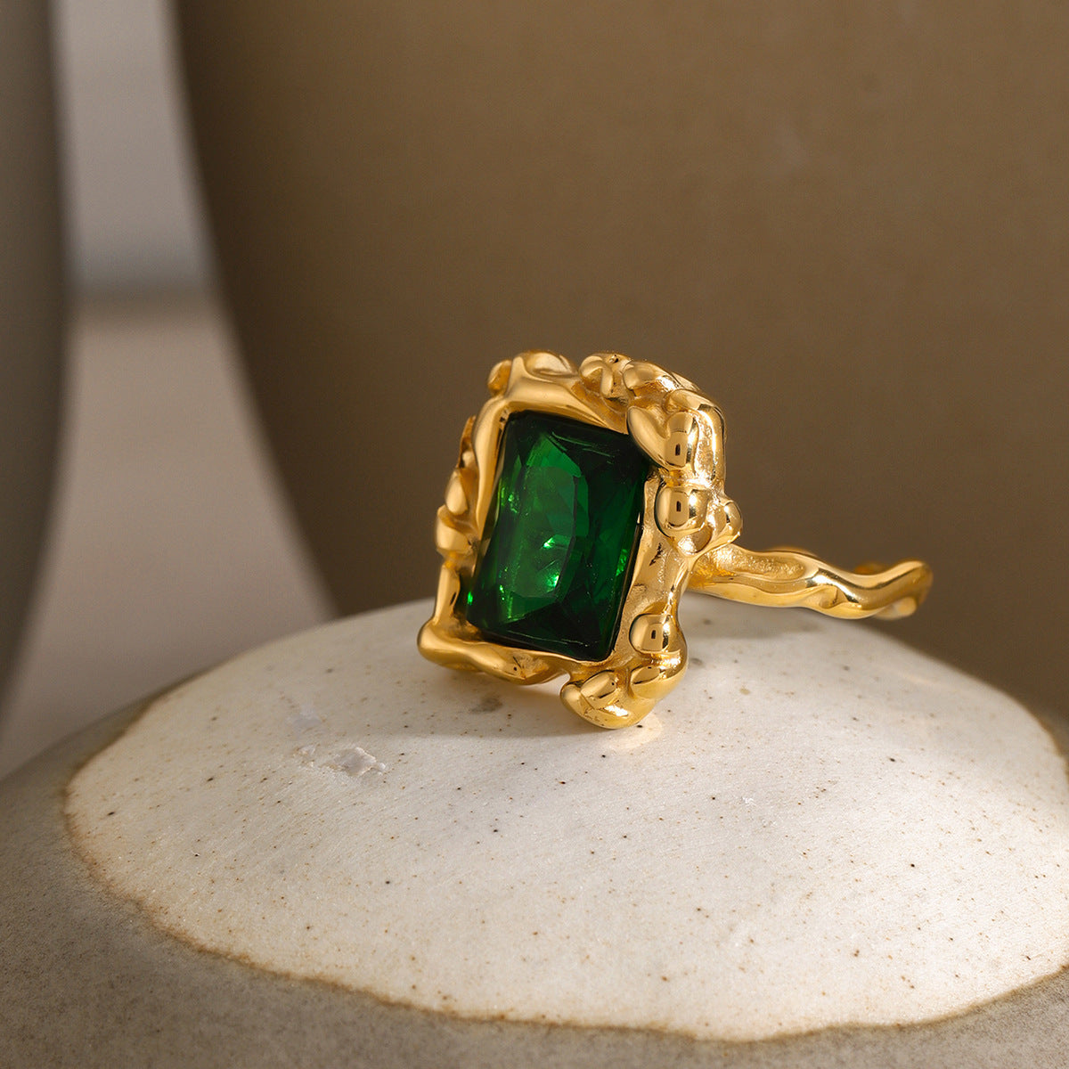 Mimi Femme Rings Thalina Emerald Ring