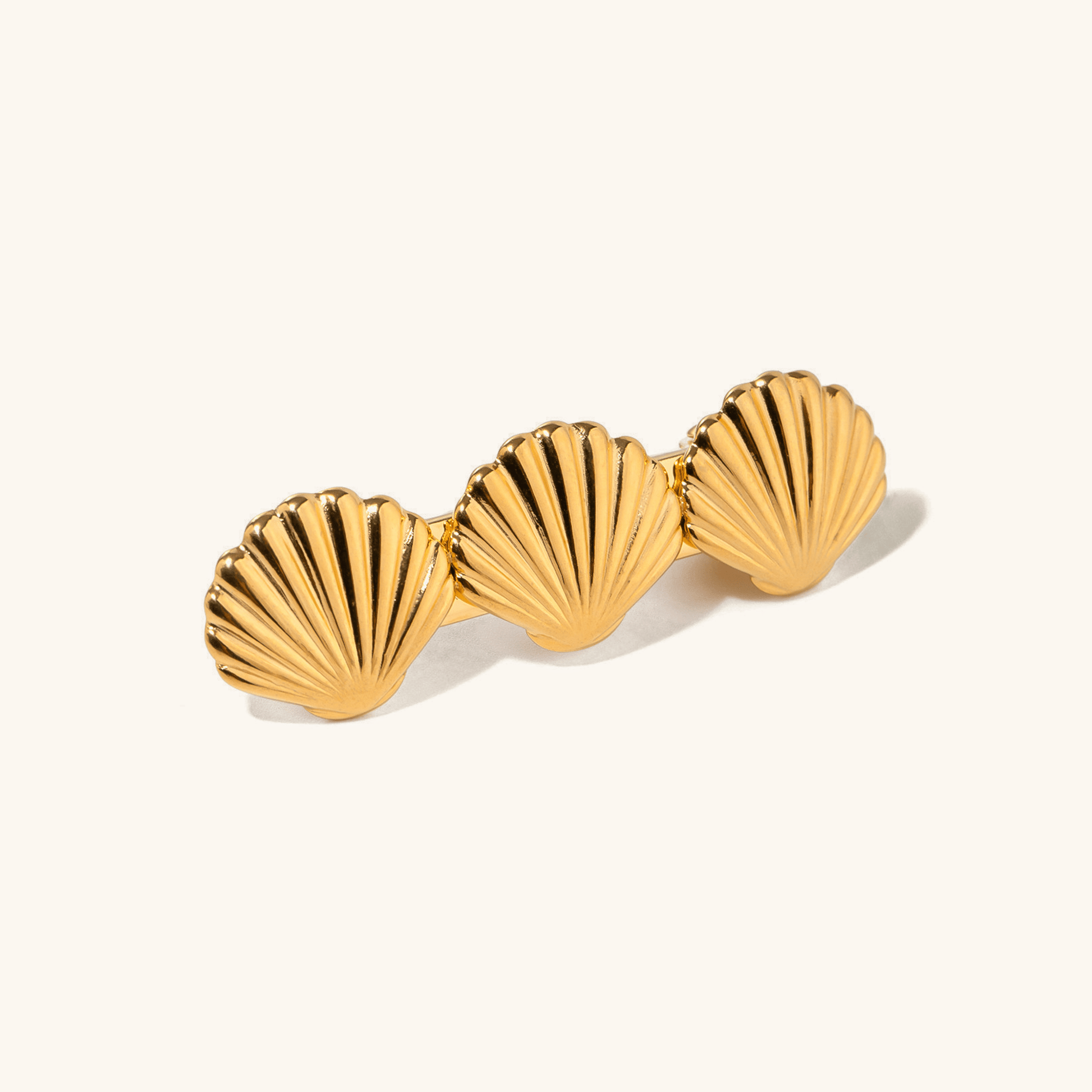 Mimi Femme Seashell Serenity Gold Hair Clip