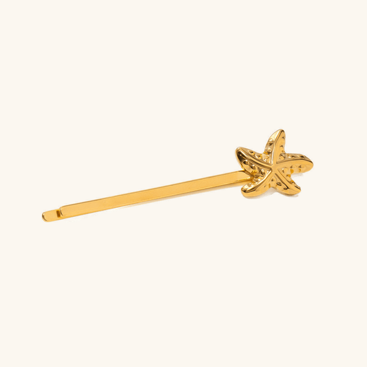 Mimi Femme Stellar Starfish Gold French Pin