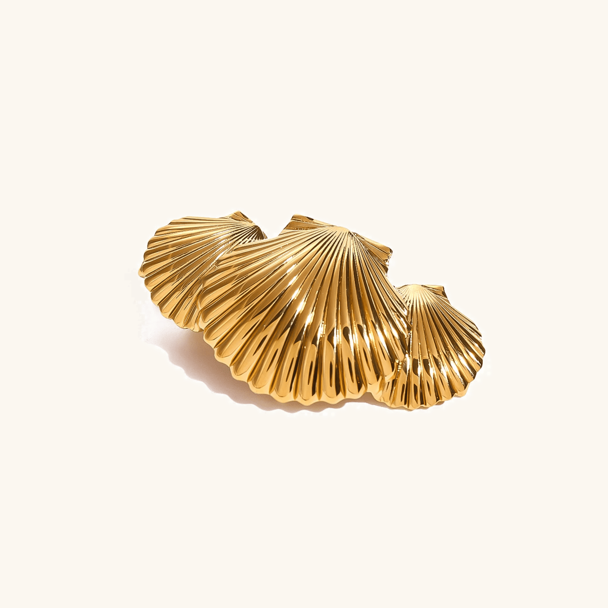 Mimi Femme Tidal Sea Shell Gold Hair Clip